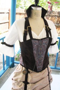 HWeb1 Victorian Leather Corset
