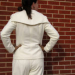Suit5 White Wool Suit with Sailor Collar